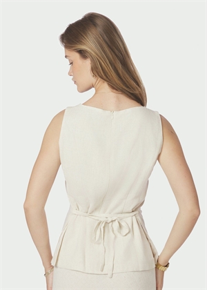 Nassa linen top Natural Neo Noir 